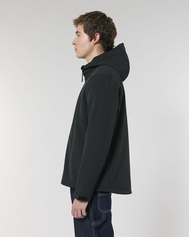 Stanley Discoverer - Die Herren-Softshelljacke mit Kapuze - Black - XL bedrucken, Art.-Nr. STJM158C0021X