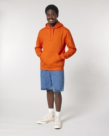 Drummer 2.0 - Der Basic-Unisex-Hoodie - Bright Orange - 3XL bedrucken, Art.-Nr. STSU168C0133X