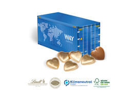 3D Präsent Container, Klimaneutral, FSC® bedrucken, Art.-Nr. 91424