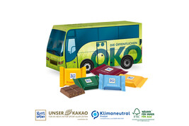 3D Präsent Bus, Klimaneutral, FSC® bedrucken, Art.-Nr. 91460