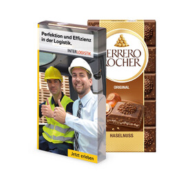 Ferrero Rocher Tafel, Klimaneutral, FSC® bedrucken, Art.-Nr. 91163