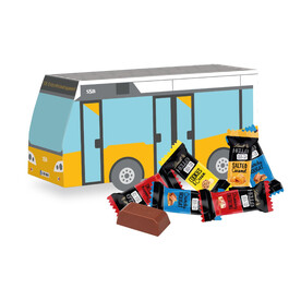 3D Präsent Bus, Klimaneutral, FSC® bedrucken, Art.-Nr. 91109