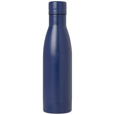 Vasa RCS-zertifizierte Kupfer-Vakuum Isolierflasche aus recyceltem Edelstahl, 500 ml, blau bedrucken, Art.-Nr. 10073652