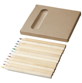 Artemaa Buntstift Malset, 12-teilig, natural bedrucken, Art.-Nr. 10783106