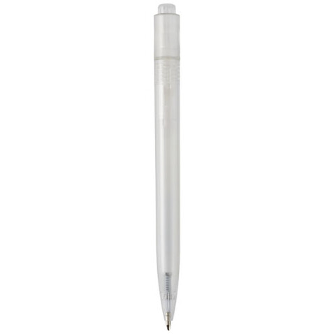 Thalaasa Kugelschreiber aus Ozean Plastik (schwarze Mine), weiss bedrucken, Art.-Nr. 10783501