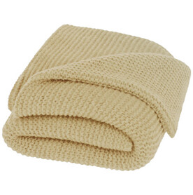 Suzy GRS Strickdecke, 150 x 120 cm, beige bedrucken, Art.-Nr. 11333602