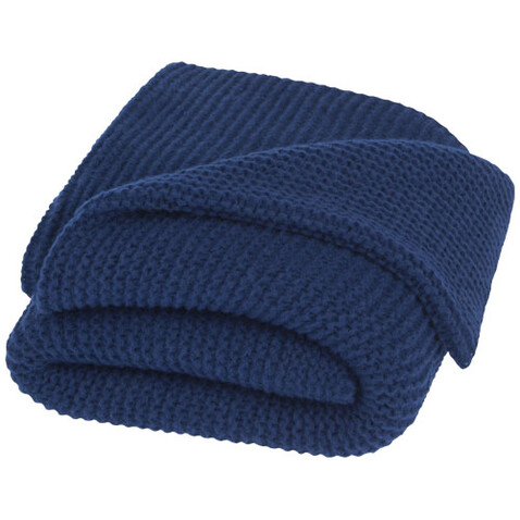 Suzy GRS Strickdecke, 150 x 120 cm, navy bedrucken, Art.-Nr. 11333655
