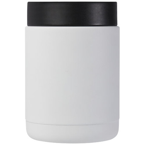 Doveron Lunchpot, isoliert aus recyceltem Edelstahl, 500 ml, weiss bedrucken, Art.-Nr. 11334001