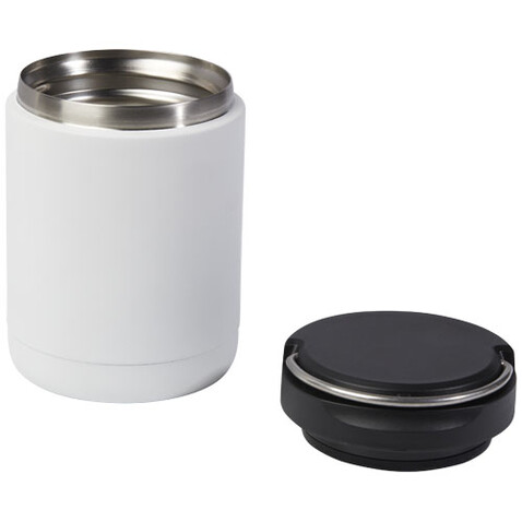 Doveron Lunchpot, isoliert aus recyceltem Edelstahl, 500 ml, weiss bedrucken, Art.-Nr. 11334001