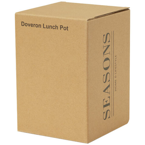 Doveron Lunchpot, isoliert aus recyceltem Edelstahl, 500 ml, heather grün bedrucken, Art.-Nr. 11334092
