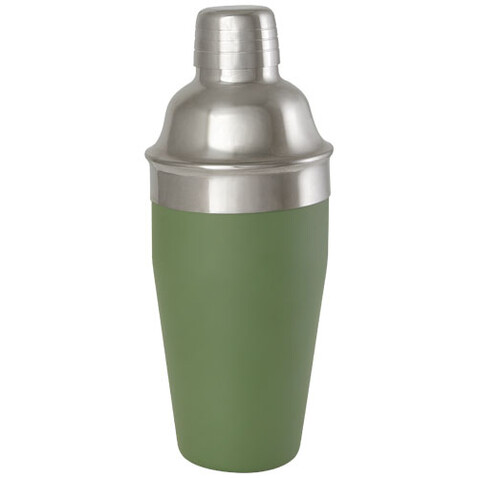 Gaudie Cocktailshaker aus recyceltem Edelstahl, heather grün bedrucken, Art.-Nr. 11334962