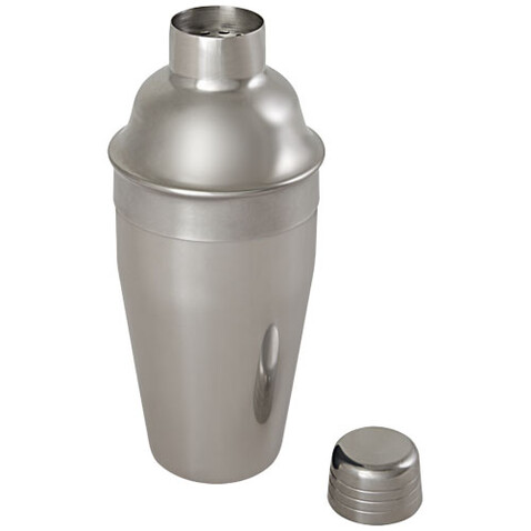 Gaudie Cocktailshaker aus recyceltem Edelstahl, silber bedrucken, Art.-Nr. 11334981