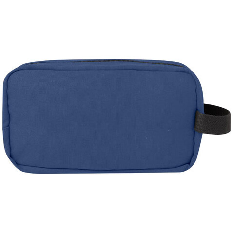 Joey Kosmetiktasche aus GRS recyceltem Canvas 3,5 L, navy bedrucken, Art.-Nr. 13004155