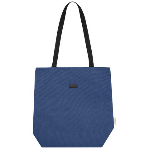 Joey vielseitige Tragetasche aus GRS recyceltem Canvas 14 L, navy bedrucken, Art.-Nr. 13004255
