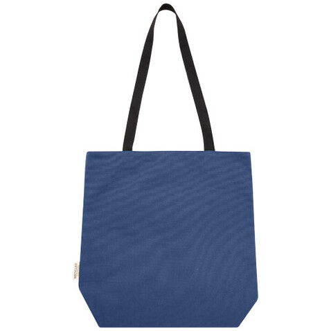 Joey vielseitige Tragetasche aus GRS recyceltem Canvas 14 L, navy bedrucken, Art.-Nr. 13004255