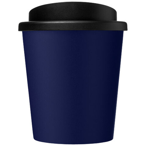 Americano® Espresso 250 ml recycelter Isolierbecher, blau, schwarz bedrucken, Art.-Nr. 21045252 Americano® Espresso 250 ml recycelter Isolierbecher, blau, schwarz bedrucken, Art.-Nr. 21045252