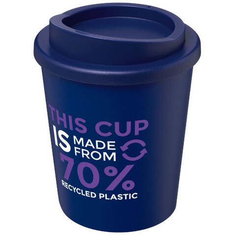 Americano® Espresso Eco 250 ml recycelter Isolierbecher, blau bedrucken, Art.-Nr. 21045452 Americano® Espresso Eco 250 ml recycelter Isolierbecher, blau bedrucken, Art.-Nr. 21045452