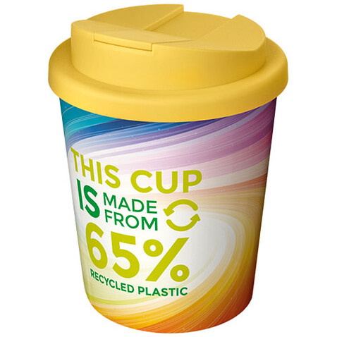 Brite-Americano Espresso Eco auslaufsicherer Isolierbecher, 250 ml, gelb bedrucken, Art.-Nr. 21049711 Brite-Americano Espresso Eco auslaufsicherer Isolierbecher, 250 ml, gelb bedrucken, Art.-Nr. 21049711