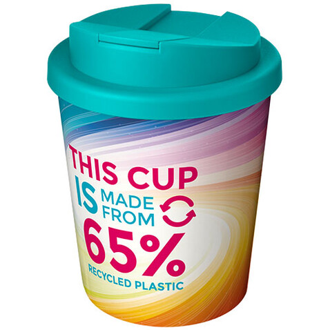 Brite-Americano Espresso Eco auslaufsicherer Isolierbecher, 250 ml, aquablau bedrucken, Art.-Nr. 21049751 Brite-Americano Espresso Eco auslaufsicherer Isolierbecher, 250 ml, aquablau bedrucken, Art.-Nr. 21049751