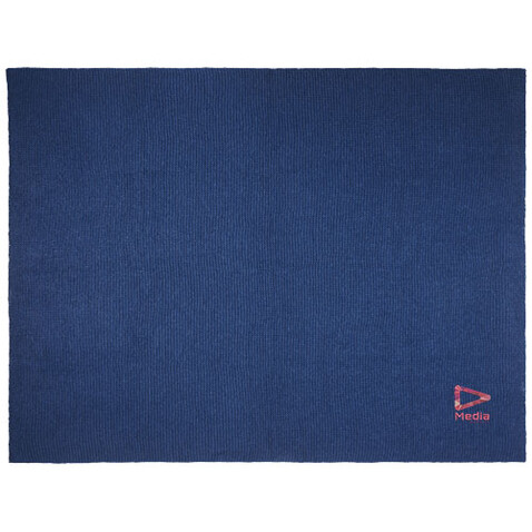 Suzy GRS Strickdecke, 150 x 120 cm, navy bedrucken, Art.-Nr. 11333655