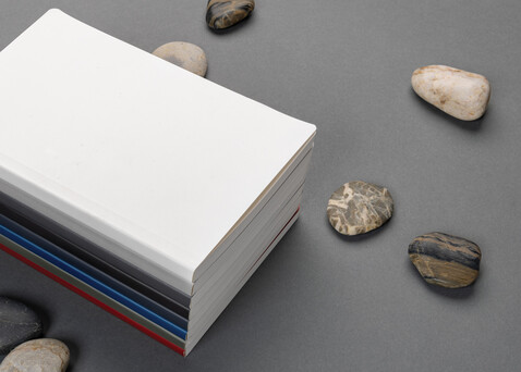 Impact Softcover A5 Notizbuch mit Steinpapier grün bedrucken, Art.-Nr. P774.217