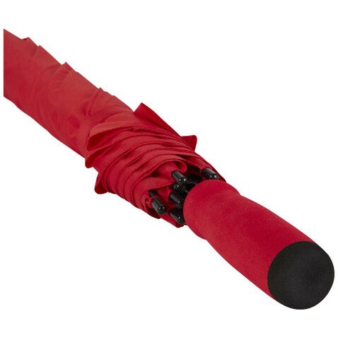 Niel 23&quot; Automatikregenschirm aus recyceltem PET, rot bedrucken, Art.-Nr. 10941821