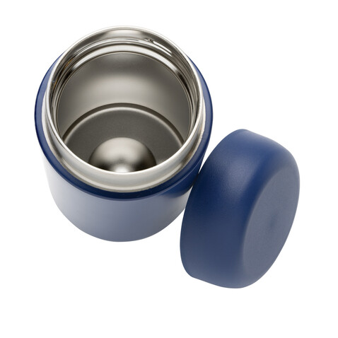 Brew Vakuumbecher aus RCS recyceltem Stainless-Steel blau bedrucken, Art.-Nr. P435.085
