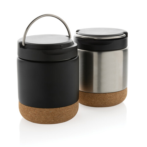 Savory Lebensmittelflasche aus RCS recycelt. Stainless-Steel silber bedrucken, Art.-Nr. P435.302
