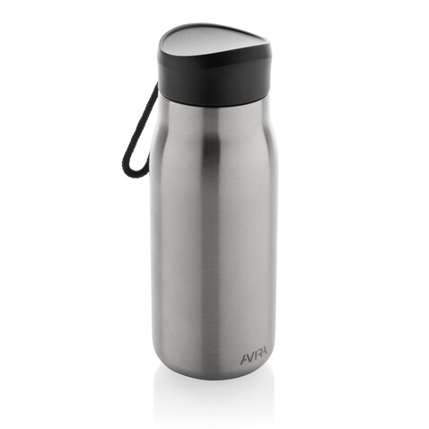 Avira Ain 150ml Reiseflasche aus RCS rec. Stainless-Steel silber bedrucken, Art.-Nr. P438.052
