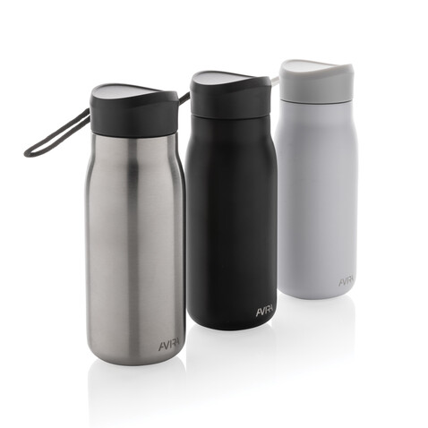 Avira Ain 150ml Reiseflasche aus RCS rec. Stainless-Steel silber bedrucken, Art.-Nr. P438.052