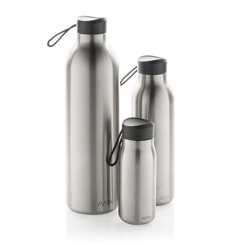 Avira Ain 150ml Reiseflasche aus RCS rec. Stainless-Steel silber bedrucken, Art.-Nr. P438.052
