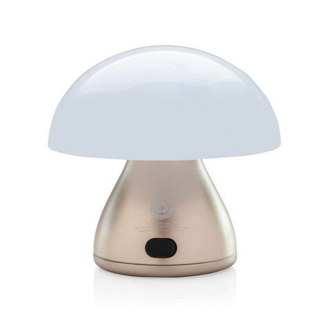 Luming wiederaufladbare USB-Tischlampe aus RCS Kunststoff Bronze bedrucken, Art.-Nr. P513.749