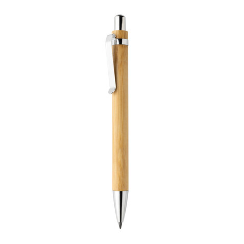 Pynn Bambus Infinity-Stift braun bedrucken, Art.-Nr. P611.009