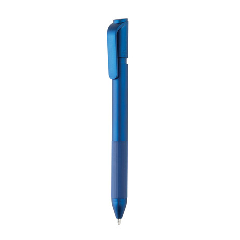 TwistLock Stift aus GRS-zertifiziert recyceltem ABS blau bedrucken, Art.-Nr. P611.185