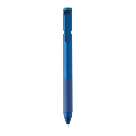 TwistLock Stift aus GRS-zertifiziert recyceltem ABS blau bedrucken, Art.-Nr. P611.185