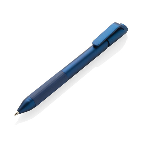 TwistLock Stift aus GRS-zertifiziert recyceltem ABS blau bedrucken, Art.-Nr. P611.185