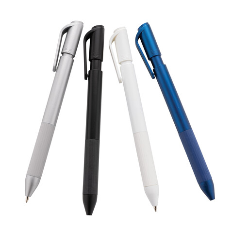 TwistLock Stift aus GRS-zertifiziert recyceltem ABS blau bedrucken, Art.-Nr. P611.185