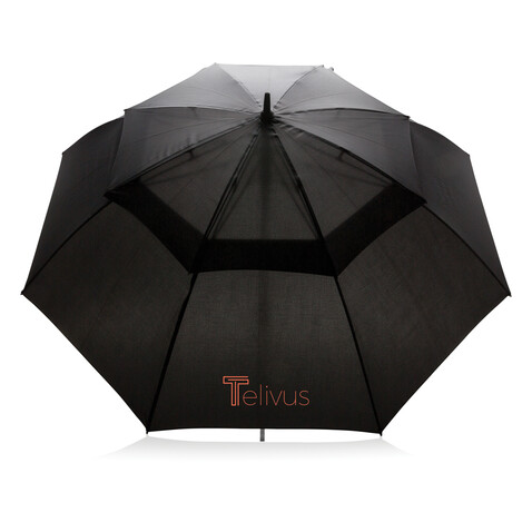 Swiss Peak AWARE™ Tornado 30&quot; Sturmschirm schwarz bedrucken, Art.-Nr. P850.441
