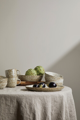 VINGA Nuvem Mini-Bowls, 3er-Set beige bedrucken, Art.-Nr. V267029