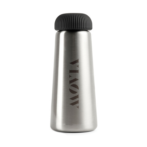 VINGA Erie 450ml Vakuumflasche aus RCS recyceltem Stahl silber bedrucken, Art.-Nr. V430012