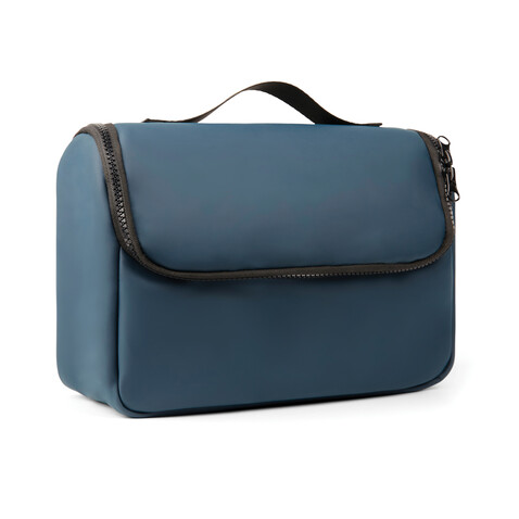 VINGA Baltimore Reise-Kosmetiktasche navy blau bedrucken, Art.-Nr. V820025