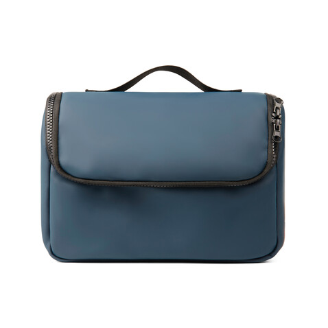 VINGA Baltimore Reise-Kosmetiktasche navy blau bedrucken, Art.-Nr. V820025