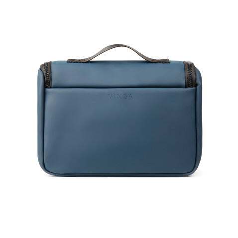 VINGA Baltimore Reise-Kosmetiktasche navy blau bedrucken, Art.-Nr. V820025