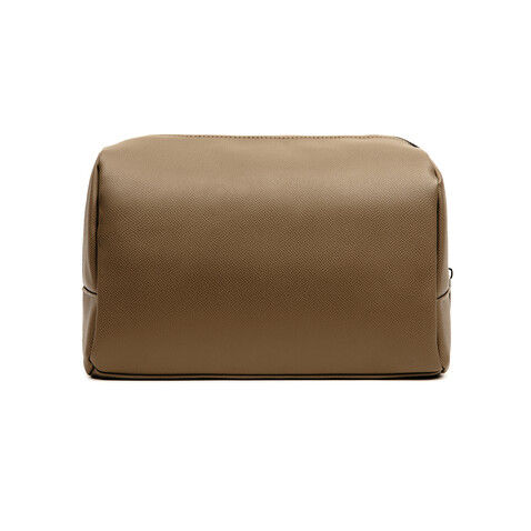 VINGA Bermond Kulturtasche aus RCS recyceltem PU braun bedrucken, Art.-Nr. V820009