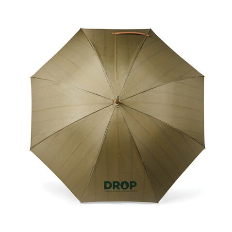 VINGA Bosler AWARE™ Regenschirm aus recyceltem PET grün bedrucken, Art.-Nr. V850007