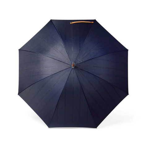 VINGA Bosler AWARE™ Regenschirm aus recyceltem PET navy blau bedrucken, Art.-Nr. V850005