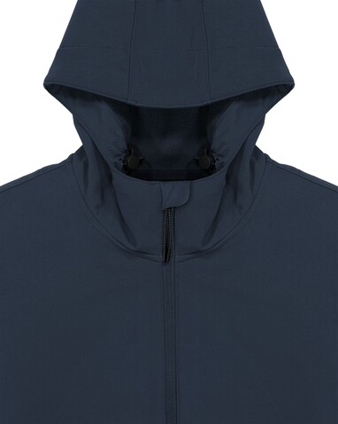 Stella Discoverer - Die Damen-Softshelljacke mit Kapuze - French Navy - L bedrucken, Art.-Nr. STJW159C7271L