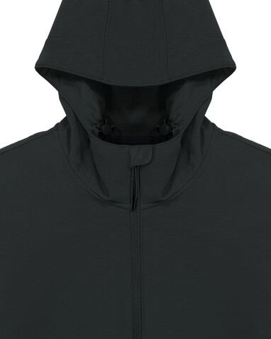 Stella Discoverer - Die Damen-Softshelljacke mit Kapuze - Black - XS bedrucken, Art.-Nr. STJW159C002XS
