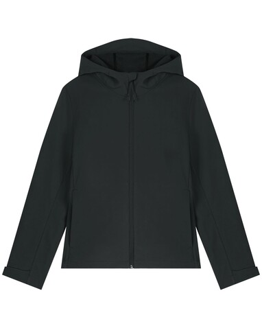 Stella Discoverer - Die Damen-Softshelljacke mit Kapuze - Black - XL bedrucken, Art.-Nr. STJW159C0021X