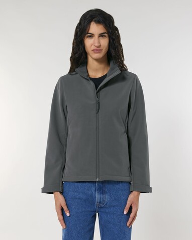 Stella Navigator - Die Damen-Softshelljacke - Anthracite - S bedrucken, Art.-Nr. STJW166C2531S